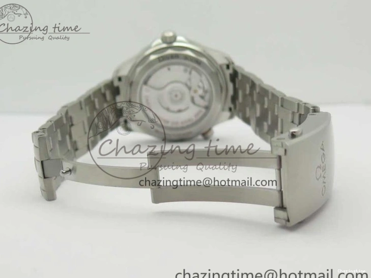 0419 ZeroBulk 2018 Seamaster Diver 300M OMF Best Edition Blue Ceramic Blue Dial on SS Bracelet A8800 (Black Balance Wheel) 7957